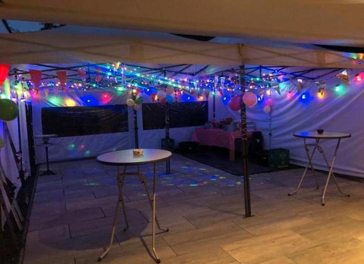 Partytenten te huur, diverse maten, Tuin en Terras, Partytenten, Gebruikt, Partytent, 2 meter of meer, 5 tot 8 meter, 4 tot 6 meter