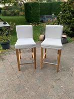 Twee barkrukken, Huis en Inrichting, Barkrukken, 2 krukken, Ophalen of Verzenden, Zo goed als nieuw, 60 tot 90 cm