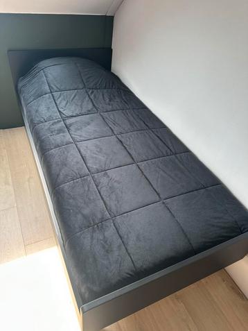 NIEUW! Velours beddengoed set zwart van Zelesta. beschikbaar voor biedingen