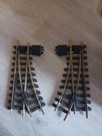LGB Twee modelspoor wissels, Overige merken, Gebruikt, Gelijkstroom, Rails