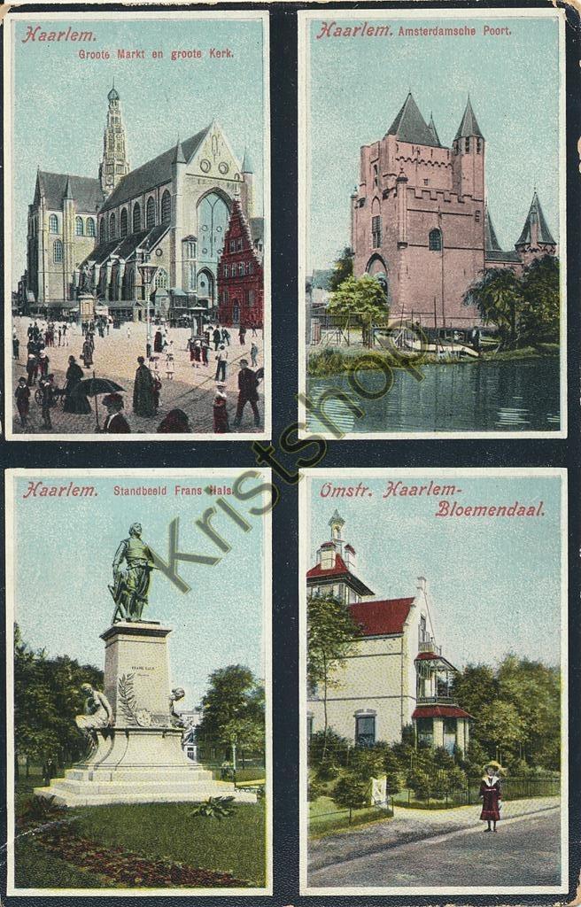 Haarlem [KRST009-0240, Verzamelen, Ansichtkaarten | Nederland, Ongelopen, Noord-Holland, Voor 1920, Verzenden