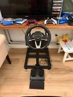 PlayStation Racestuur met Pedalen - Hori Apex PS4 PS3 PC, Ophalen of Verzenden, Zo goed als nieuw