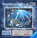 Ravensburger – Escape Puzzle – In de onderzeeër – 759 st., Ophalen of Verzenden, 500 t/m 1500 stukjes, Zo goed als nieuw, Legpuzzel