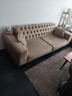 Mooie 3-zits bank Chesterfield-look 2x, Huis en Inrichting, Banken | Bankstellen, Ophalen, Chesterfield, Driepersoons, 75 tot 100 cm
