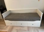 Ikea HEMNES sofa bed white + matress, 90 cm, Tweepersoons, Ophalen of Verzenden, Zo goed als nieuw