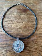 Imenso Zilveren Munthanger met Munt + Gratis Ketting, Ophalen of Verzenden, Zo goed als nieuw, Zilver, Met hanger