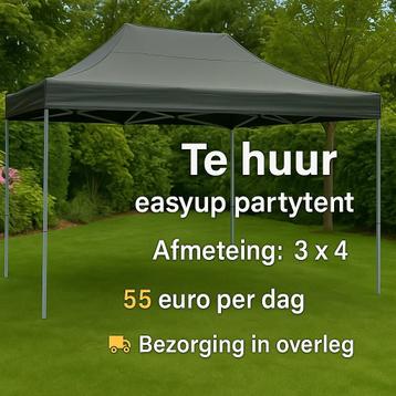 Easyup partytent 3x4 te huur beschikbaar voor biedingen