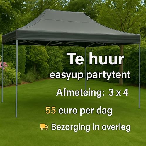 Easyup partytent 3x4 te huur, Tuin en Terras, Partytenten, Zo goed als nieuw, Partytent, Minder dan 4 meter, Ophalen