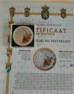 Edelcollectie slag bij waterloo verzilverd kavel nr 253, Postzegels en Munten, Verzenden, Zilver, Overige waardes, Losse munt