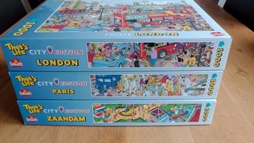 3x Goliath That's Life  - 1x gelegd - City Edition - ophalen beschikbaar voor biedingen