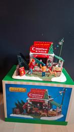 Zgan kerstboom verkoopkraam lemax kerstdorp, Diversen, Kerst, Ophalen of Verzenden, Zo goed als nieuw