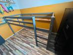 Halfhoogslaper Ties - antraciet - 90x200 cm, Ophalen, Gebruikt, 90 cm, Eenpersoons