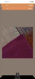 Nieuw gebreid baby dekentje bordeaux rood, Ophalen of Verzenden, Nieuw, Wieg