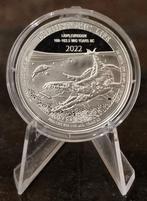 10 x 1 oz .999 zilver munt Prehistoric Life Liopleurodon, Postzegels en Munten, Ophalen, Zilver