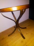 Vintage Bentwood Bijzettafel met Rotan Blad, Antiek en Kunst, Ophalen