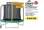 Crivit 244cm diameter trampoline, Kinderen en Baby's, Speelgoed | Buiten | Trampolines, Ophalen, Nieuw