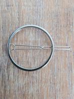 Nieuw! Haarspeld rond zilverkleurig, Sieraden, Tassen en Uiterlijk, Ophalen of Verzenden, Nieuw, Haarspeld