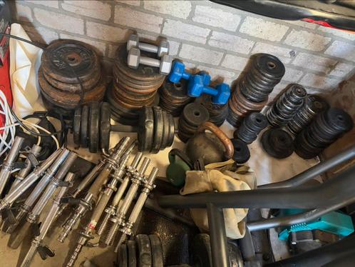 Siłownia hantle ławeczka , halters, trainingsapparatuur, Sport en Fitness, Fitnessmaterialen, Ophalen of Verzenden