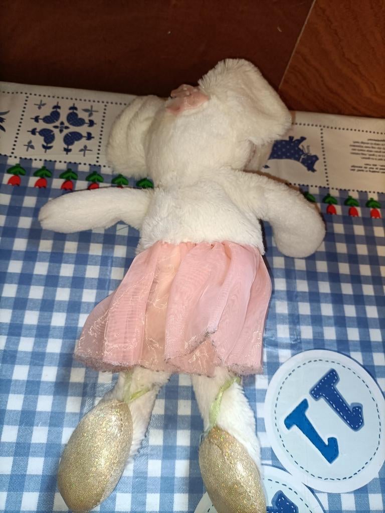 Witte olifant knuffel met roze tutu ballerina KSD Aalten, Kinderen en Baby's, Speelgoed | Knuffels en Pluche, Ophalen of Verzenden