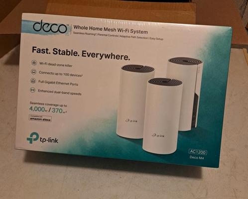 TP-Link Deco M4 Mesh, Computers en Software, WiFi-versterkers, Nieuw, Ophalen of Verzenden