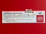 Bon 107 Spido Rotterdam Havenrondvaart 20% korting, Drie personen of meer, Kortingsbon, Overige typen