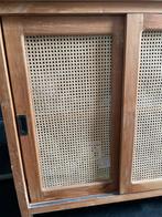 Teakhouten Dressoir Webbing 2m, Huis en Inrichting, Kasten | Buffetkasten, Ophalen, Gebruikt, 100 tot 150 cm, 150 tot 200 cm