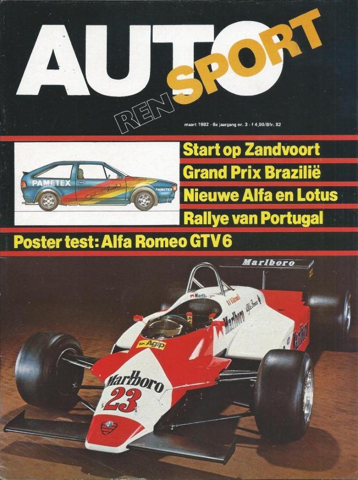 Autorensport 3 1982 : Alfa Romeo GTV6 - Subaru Leone 4WD, Boeken, Auto's | Folders en Tijdschriften, Gelezen, Algemeen, Ophalen of Verzenden