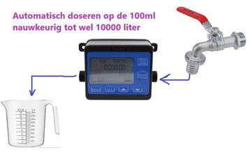 watermeter doseur batch controller afgemeten vullen beschikbaar voor biedingen