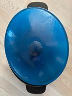 Ovale Gieteizer pan, Huis en Inrichting, Keuken | Potten en Pannen, Ophalen, Gebruikt, Gietijzer, Koekenpan of Braadpan