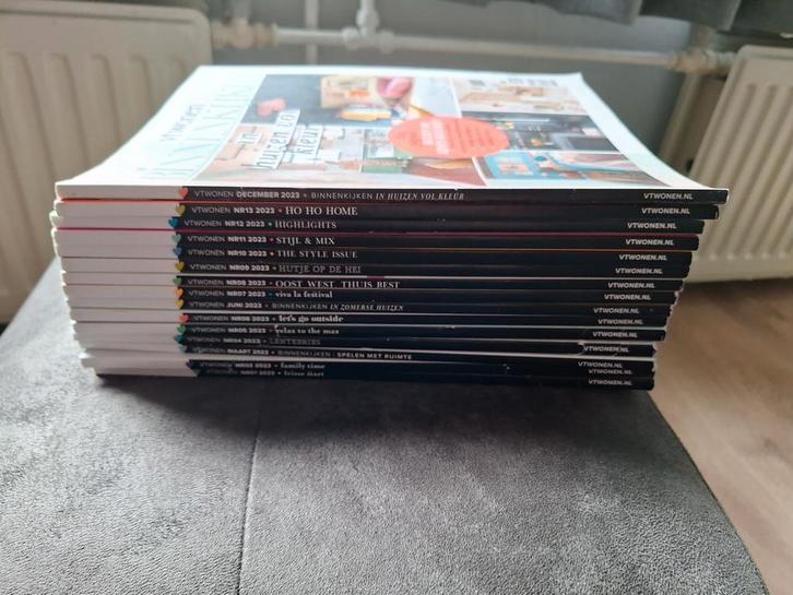 VT Wonen 2022 & 2023 - 26 Tijdschriften, Boeken, Tijdschriften en Kranten, Gelezen, Glossy, Ophalen