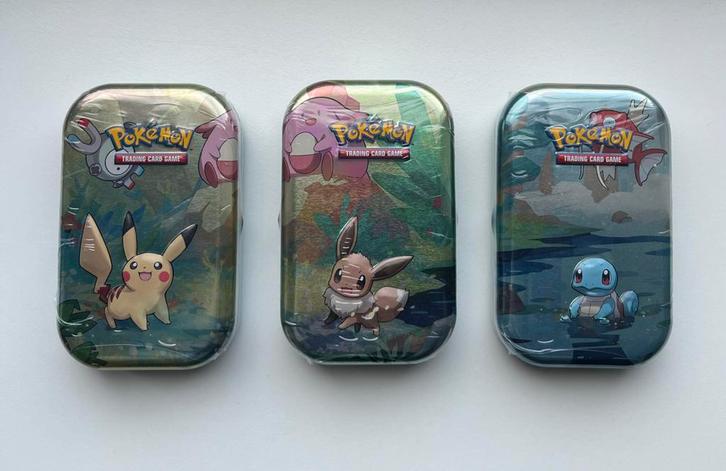 Pokémon Kanto Power Mini Tins, Hobby en Vrije tijd, Verzamelkaartspellen | Pokémon, Zo goed als nieuw, Overige typen, Ophalen of Verzenden