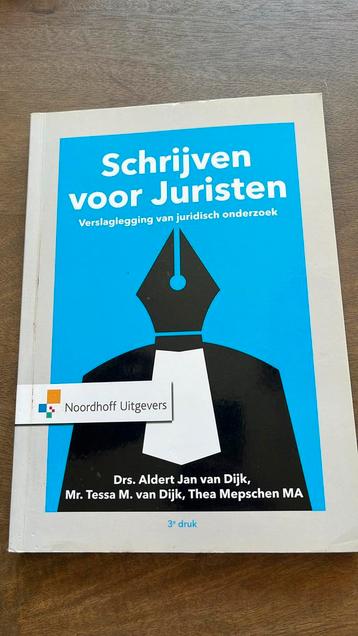 Schrijven voor juristen - 3e druk beschikbaar voor biedingen