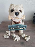 Decoratie hond met puppies, Gebruikt, Ophalen of Verzenden