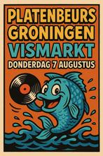 Platenbeurs Groningen Vismarkt donderdag 7 augustus, Ophalen, 1960 tot 1980, Zo goed als nieuw, Overige formaten
