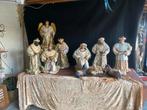 Kerstgroep 10 stuks, 80cm, Antiek en Kunst, Antiek | Religie, Ophalen of Verzenden