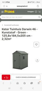 Keter tuinhuis Darwin, Tuin en Terras, Tuinhuizen, Kunststof, Tuinhuis, 1 raam, Ophalen