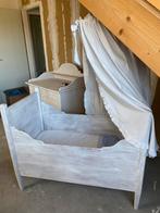 Leuk brocante kinderbedje, Kinderen en Baby's, Ophalen, Zo goed als nieuw, Lattenbodem, Minder dan 140 cm