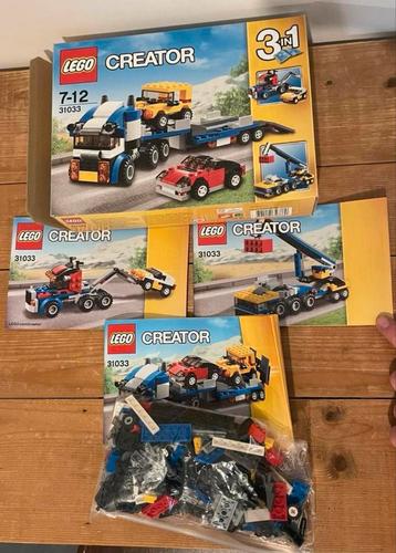 LEGO Creator 31033 - oplegwagen en twee auto’s beschikbaar voor biedingen