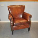 Schaapslederen fauteuil, Rosan i.z.g.s., Ophalen, Zo goed als nieuw, 50 tot 75 cm, Leer