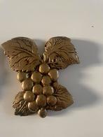2 messing ornamenten in de vorm van een druiventros, Antiek en Kunst, Ophalen