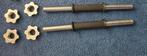 2x Dumbbell stangen halter stang dumbells nieuw dumbel, Sport en Fitness, Fitnessmaterialen, Ophalen of Verzenden, Armen, Dumbbell