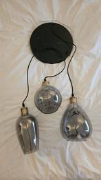 Hang lamp met rook glas leuk voor boven de eettafel, Huis en Inrichting, Lampen | Wandlampen, Ophalen, Zo goed als nieuw, Glas