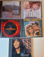 5 Original film soundtracks Grease Titanic Armageddon, Cd's en Dvd's, Cd's | Filmmuziek en Soundtracks, Ophalen of Verzenden, Zo goed als nieuw