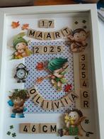 3d geboortelijst. Kraamcadeau, Kinderen en Baby's, Kraamcadeaus en Geboorteborden, Ophalen of Verzenden, Nieuw