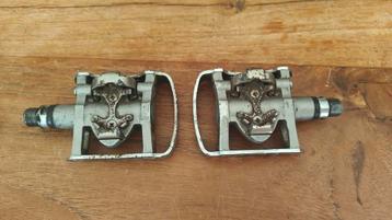 Fietstrapper shimano m324 pedalen  beschikbaar voor biedingen