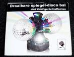Spiegel disco bal in doos incl. adapter, Muziek en Instrumenten, Licht en Laser, Ophalen of Verzenden, Zo goed als nieuw