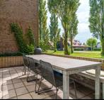 Betonnen tuintafel + 2 bankjes, Tuin en Terras, Tuinsets en Loungesets, Ophalen, Gebruikt, Eettafel