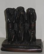 Horen, Zien, Zwijgen Apen Beeldje Bruin, Ophalen, Zo goed als nieuw, Dier