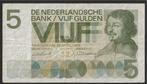 5 Gulden Biljet 1966 (Vondel I) 6AA serie, Los biljet, Ophalen of Verzenden, 5 gulden