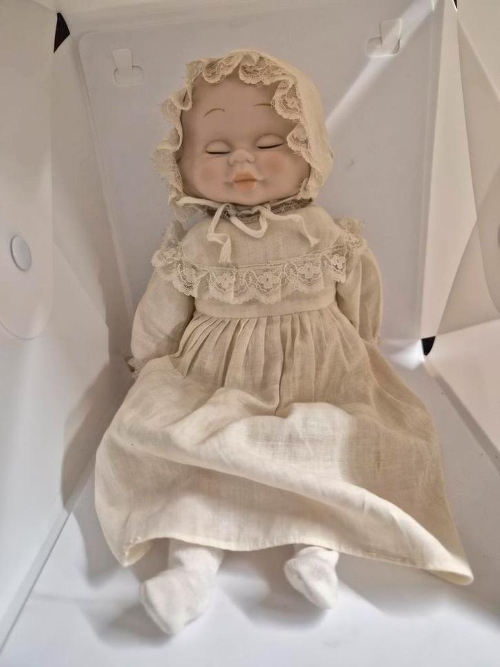 Pop met 3 Gezichten, Verzamelen, Poppen, Gebruikt, Pop, Ophalen of Verzenden